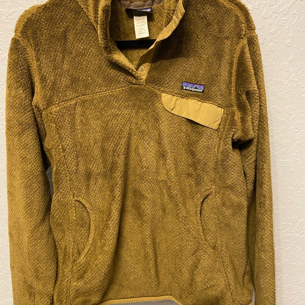 Patagonia Re-Tool Snap-T Brown Fleece Pullover
